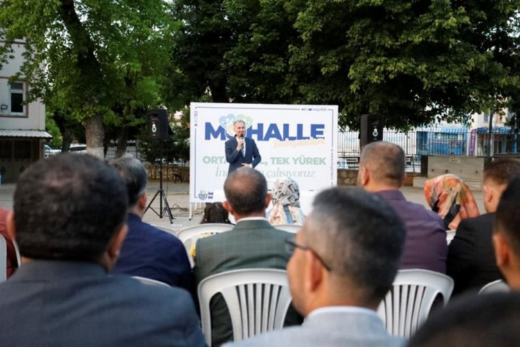 Bursa İnegöl’de mahalle buluşmaları Mahmudiye’de gerçekleşti