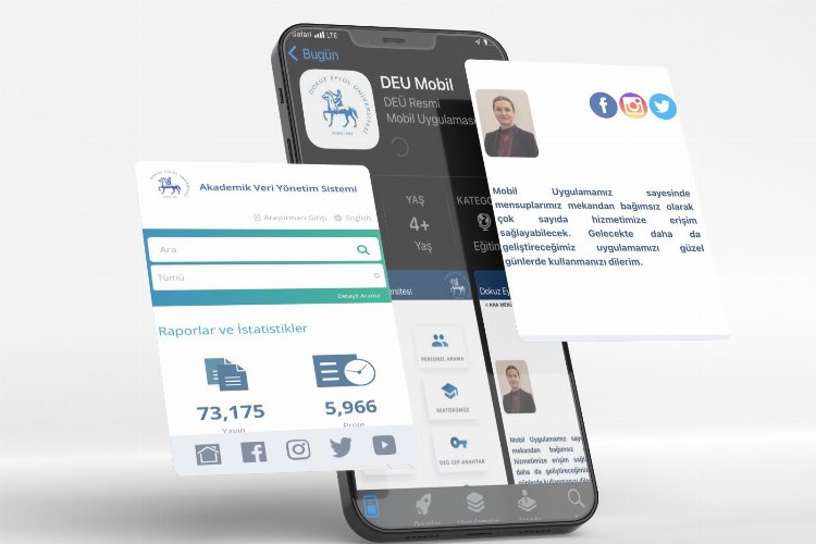 AVESİS DEÜ Mobil’e entegre edildi