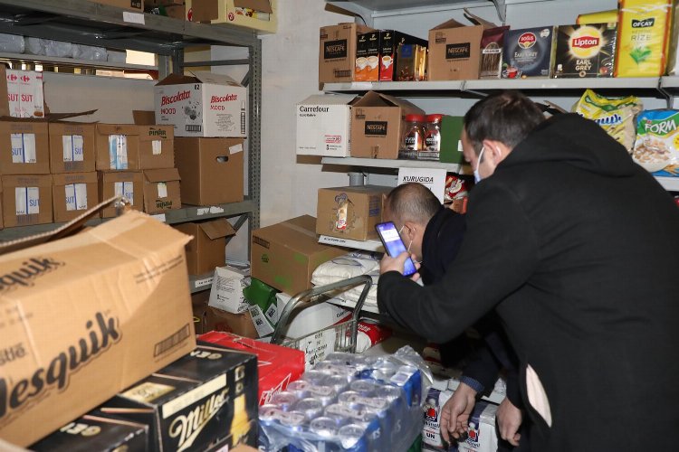 Bursa Mudanya’da marketlere stokçuluk denetimi