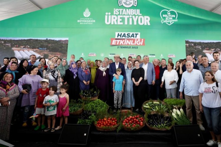 İstanbul Büyükşehir’in fideleri meyvelerini verdi