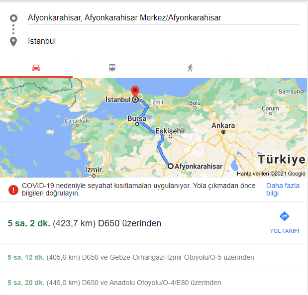 afyon istanbul arasi kac km nasil gidilir kac saate gidilir otobus bilet fiyatlari afyon haber haberler afyon afyon son dakika
