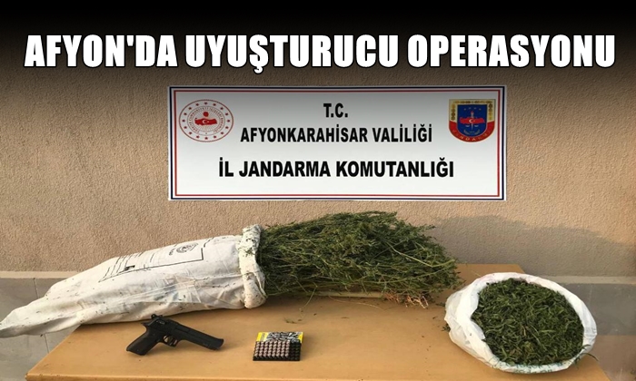 Afyon’da uyuşturucu operasyonu