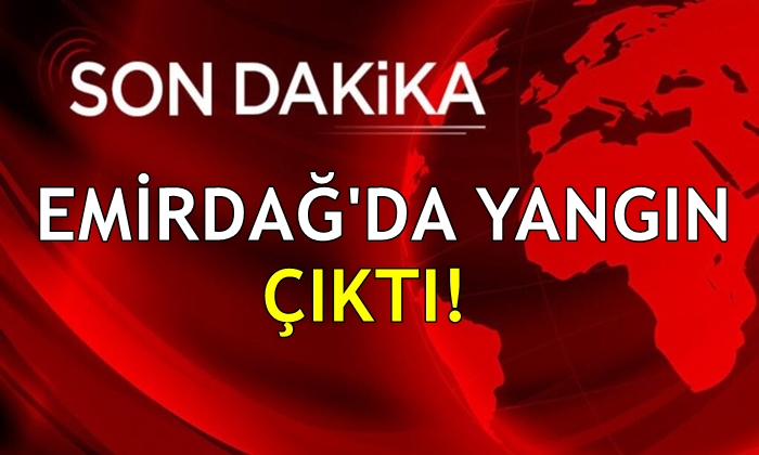 Emirdağ’da yangın çıktı!