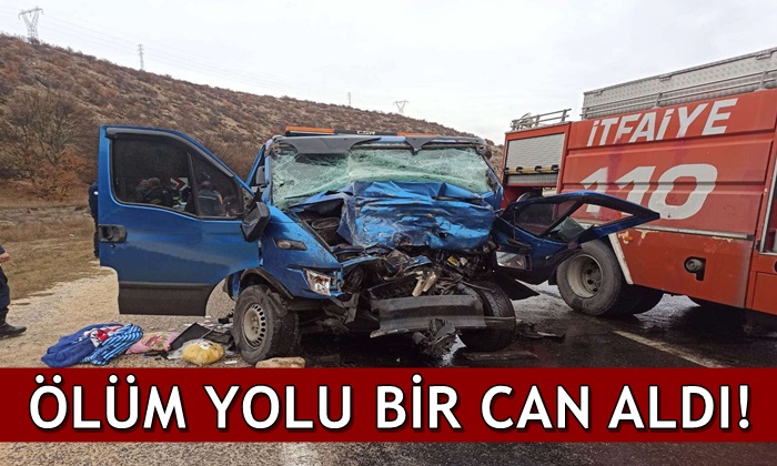 Trafik kazasında 1 kişi hayatını kaybetti