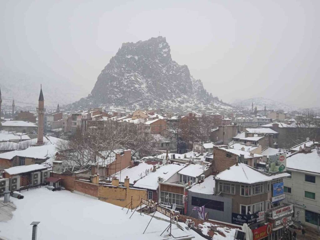 Afyonkarahisar’da kar yağışı başladı