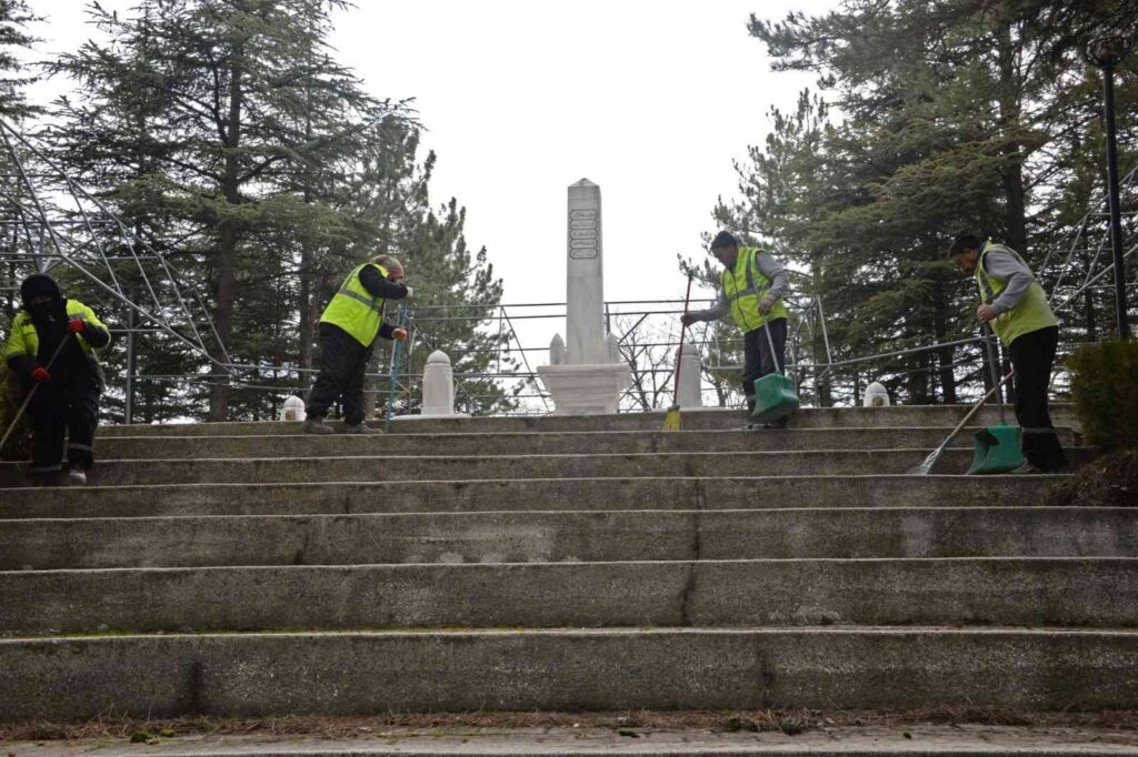 Bozüyük İnönü Savaşları Şehitliği’nde hazırlıklar sürüyor