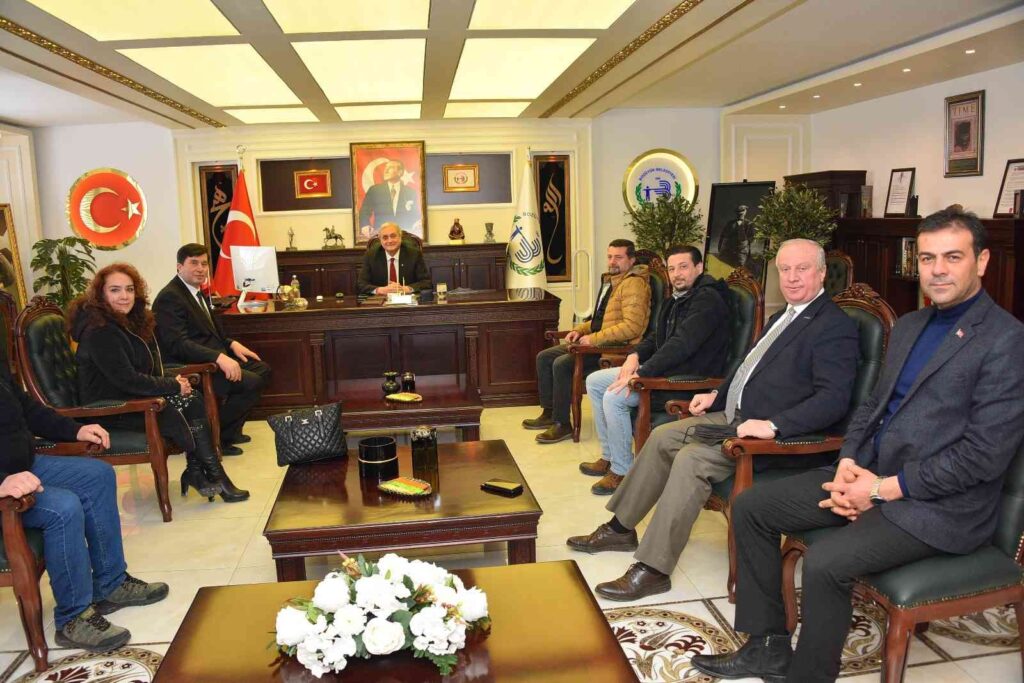 Esnaf ve Sanatkârlar Odası’ndan Başkan Bakkalcıoğlu’na ziyaret