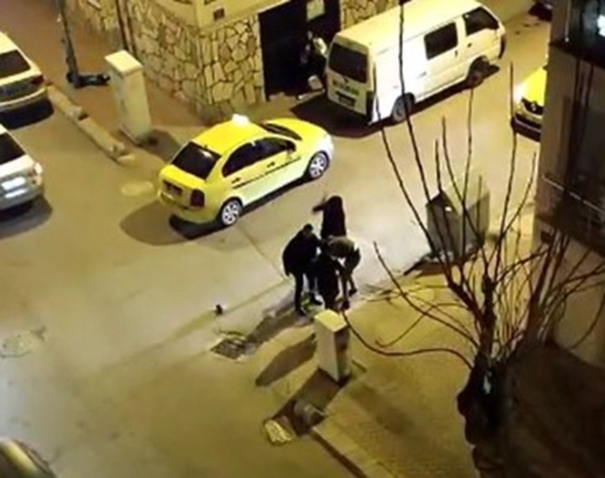 Meydan dayağı kameralara yansıdı