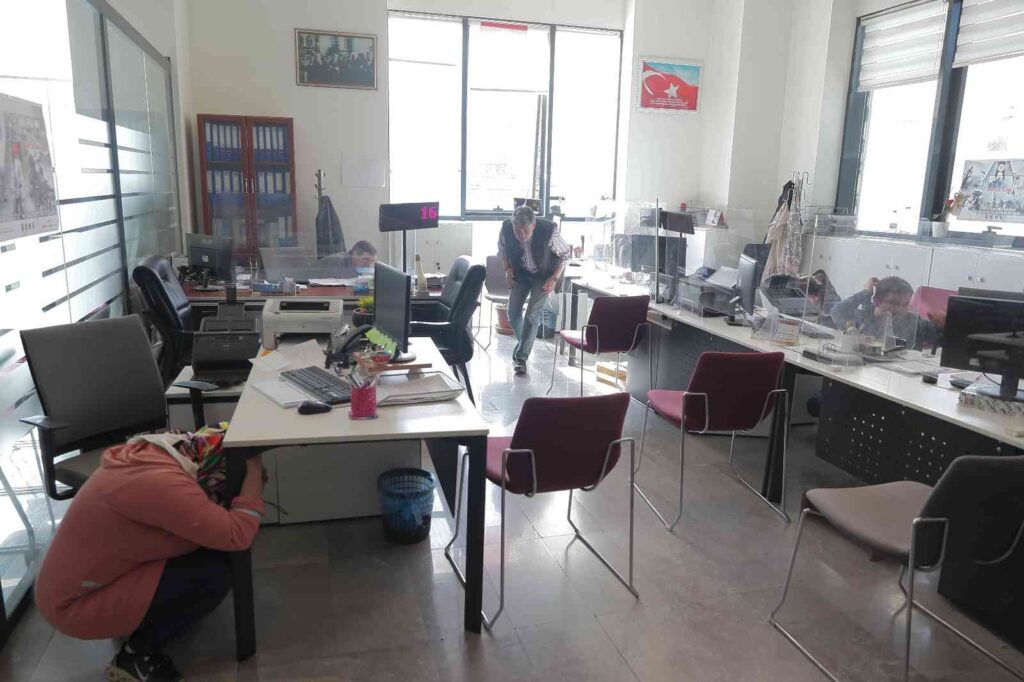 Belediyede deprem tatbikatı