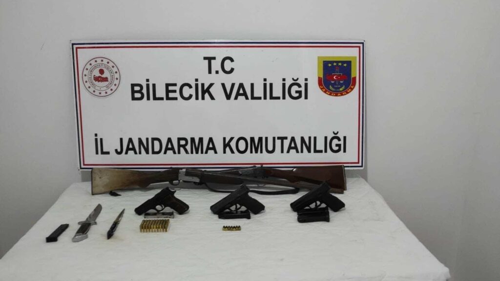 Bilecik’te silah kaçakçılarına baskın
