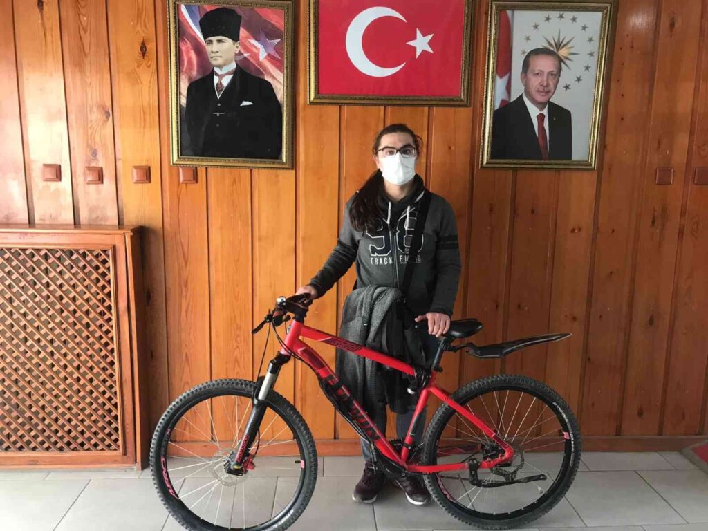 Çalıntı o bisiklet polis ekiplerince bulundu
