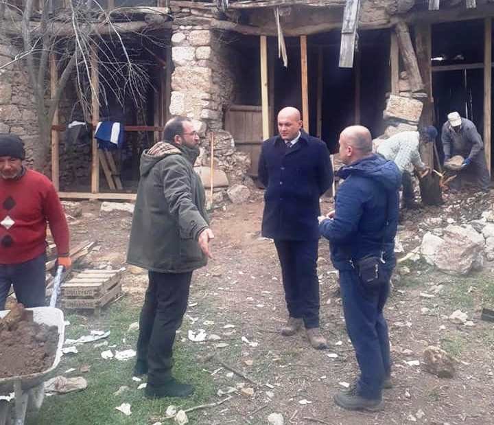 Kaymakam Korkmaz, Aizanoi Antik Kenti çevresindeki restorasyon çalışmalarını inceledi