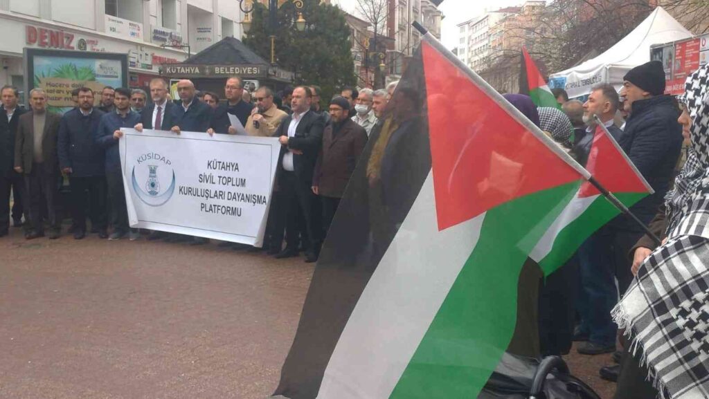 Kütahya Sivil Toplum Kuruluşları Dayanışma Platformu’ndan Mescid-i Aksa saldırılarına yönelik tepki