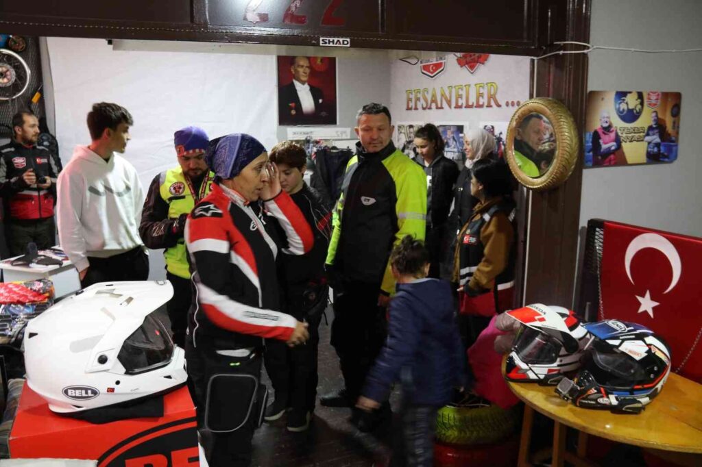 Motosiklet tutkunlarından 2’nci el ekipman etkinliği