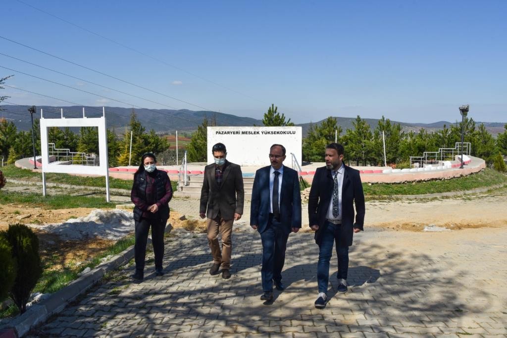 Rektör Beydemir MYO’da incelemelerde bulundu