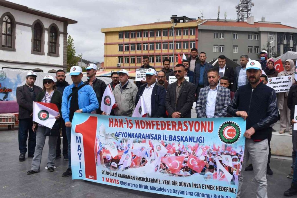 1 Mayıs Emek ve Dayanışma Günü Afyonkarahisar’da da kutlandı