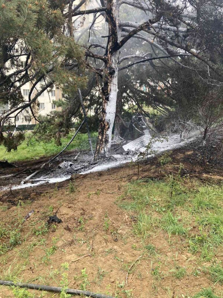 Bilecik’te kız yurdu arkasında çıkan yangın korkuttu