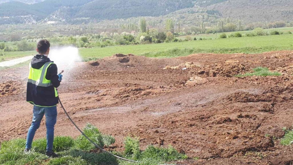 Kütahya’da ilaçlama sezonu başladı