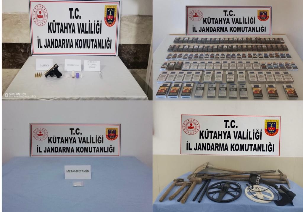 Kütahya’da jandarmadan kaçakçılık operasyonları
