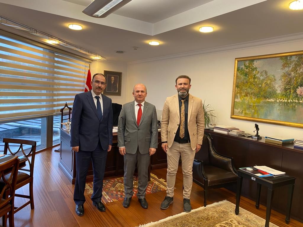 Rektör Beydemir’den Dışişleri Bakanlığına ziyaret