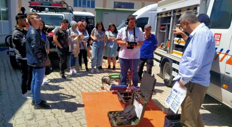 Şaphane MYO öğrencilerine afet eğitimi