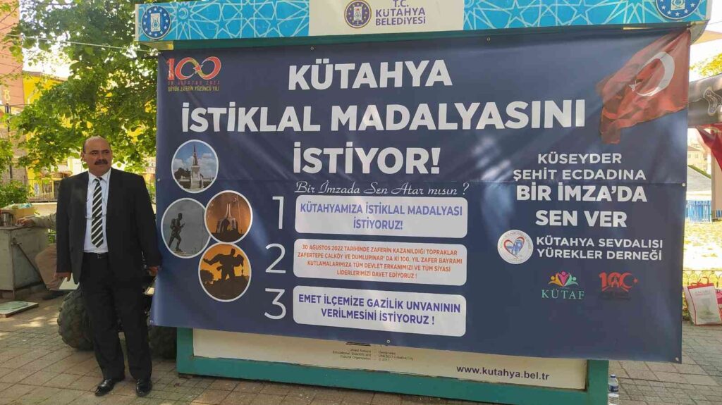 Kütahya ’İstiklal madalyası’ istiyor