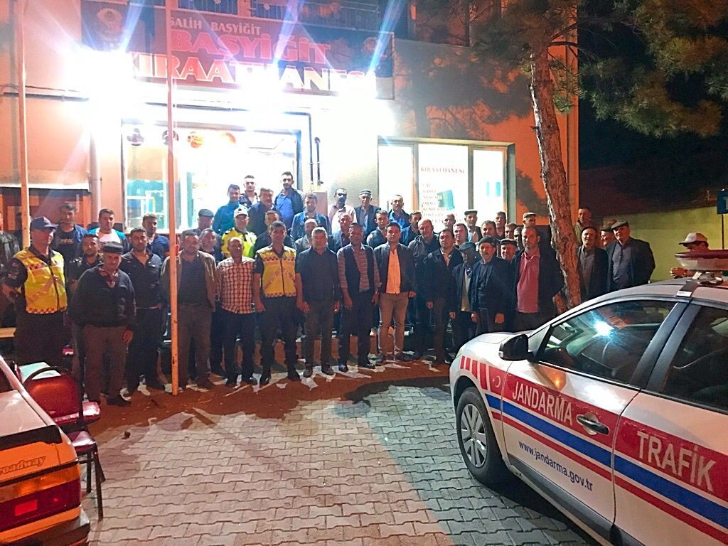 Kütahya’da traktör sürücülerine güvenli sürüş eğitimi