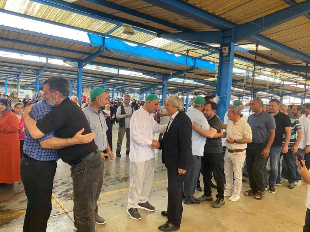 Osmaneli’de hacı adayları kutsal topraklara dualarla uğurlandı