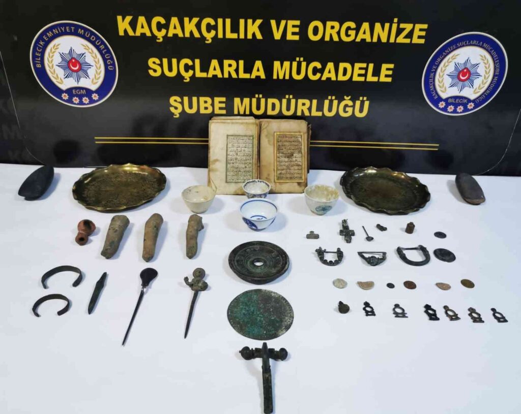 Bilecik’te tarihi eser kaçakçılığı operasyonu