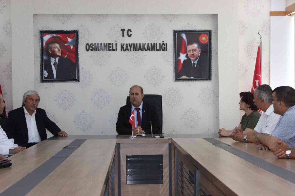 Kaymakam Ünal, personel ile bayramlaştı