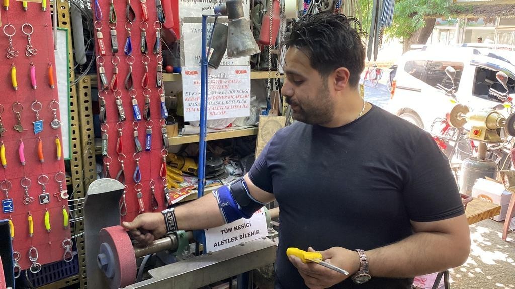 Kurban Bayramı öncesi bıçakçılarda yoğun mesai