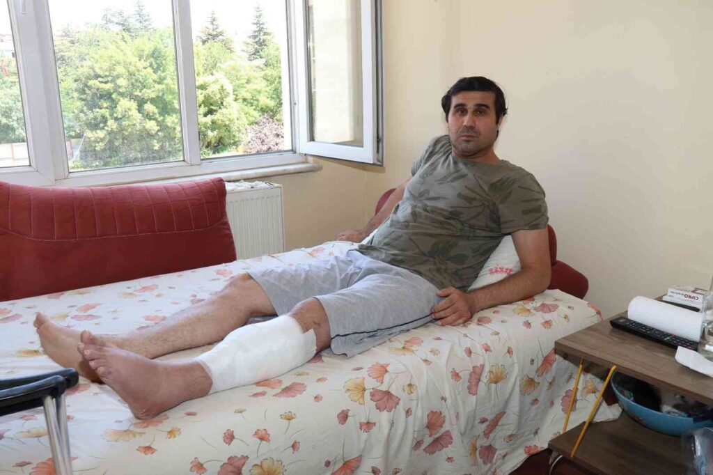 (Özel) Bacağını Kaybetme Tehli̇kesi̇ Yaşarken Adalet İsti̇yor