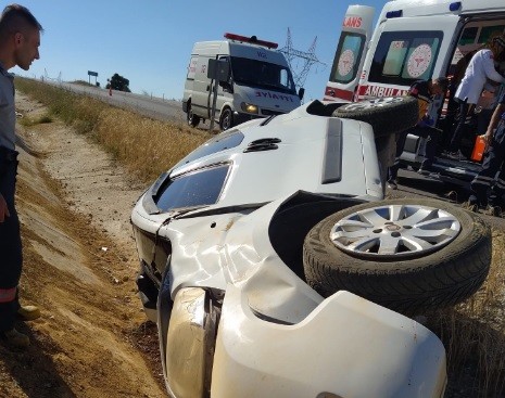 Tavşanlıda Trafi̇k Kazası: 1 Yaralı