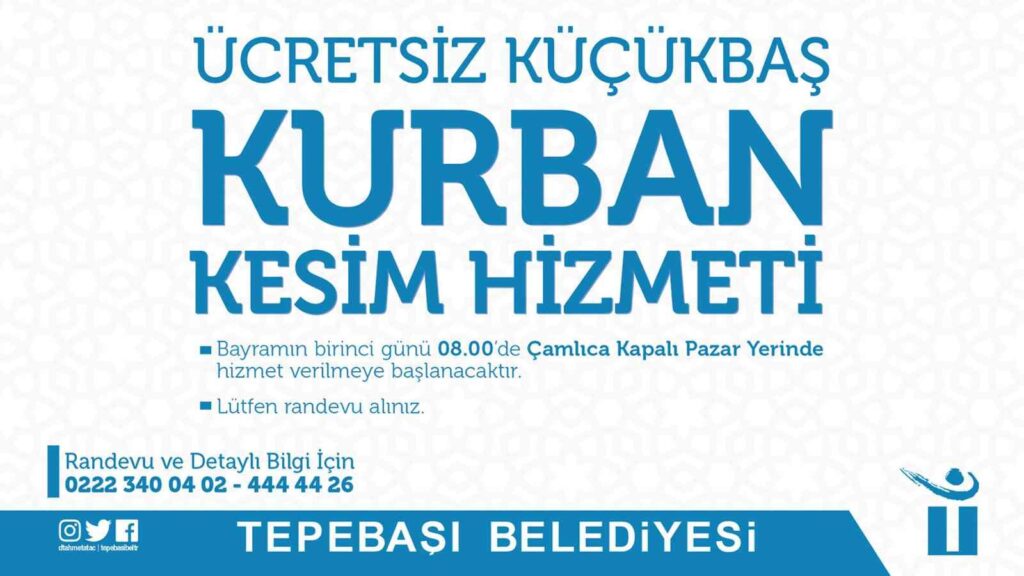 Tepebaşı’nda Kurban Bayramı hazırlıkları sürüyor