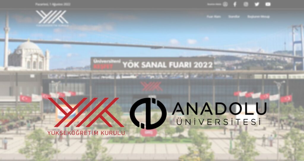 Anadolu Üni̇versi̇tesi̇ne Yök Sanal Fuarında Yoğun İlgi̇
