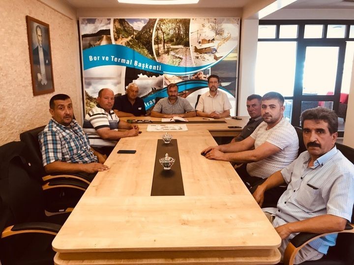 Beledi̇ye Başkanı Doğan, Mahalle Muhtarlarıyla Bi̇r Araya Geldi̇