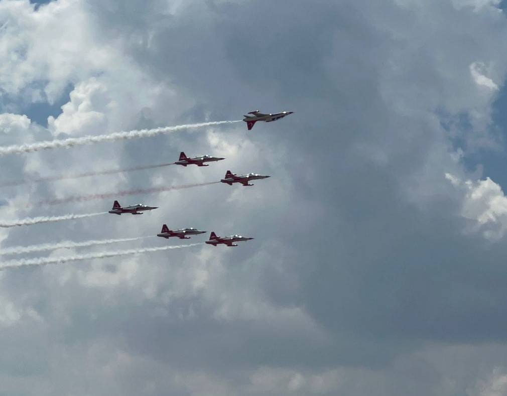 Büyük Zaferi̇n 100. Yılında Türk Yıldızları Gösteri̇leri̇yle Nefesleri̇ Kesti̇