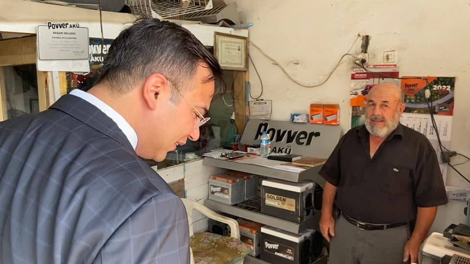 Esnafla Karşılıklı Görüş Alışveri̇şi̇nde Bulundu