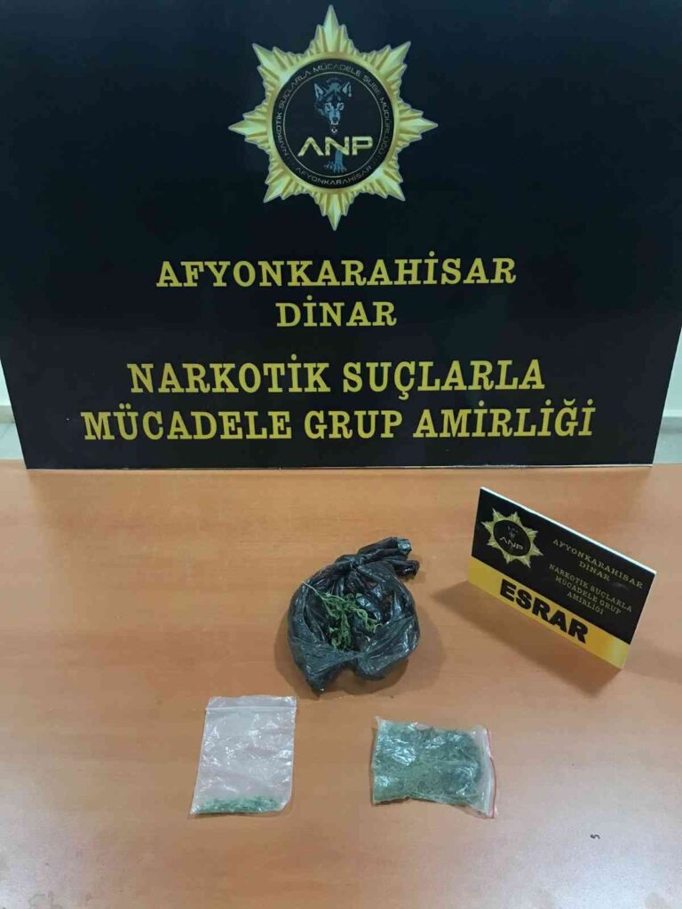 Esrarla Yakalanan Şahıs Gözaltına Alındı