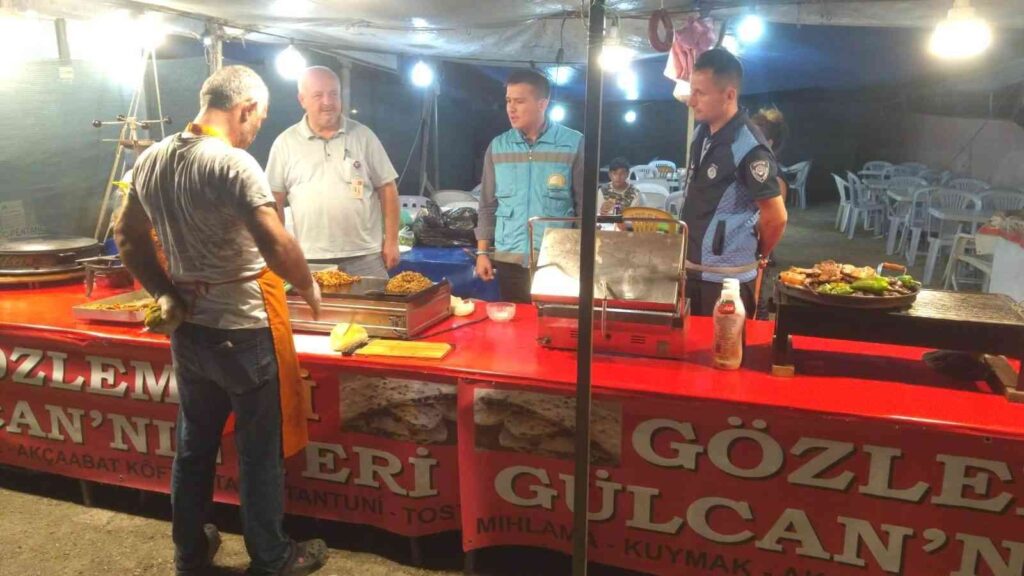 Hi̇sarcık Festi̇val Alanında Gıda Deneti̇mi̇