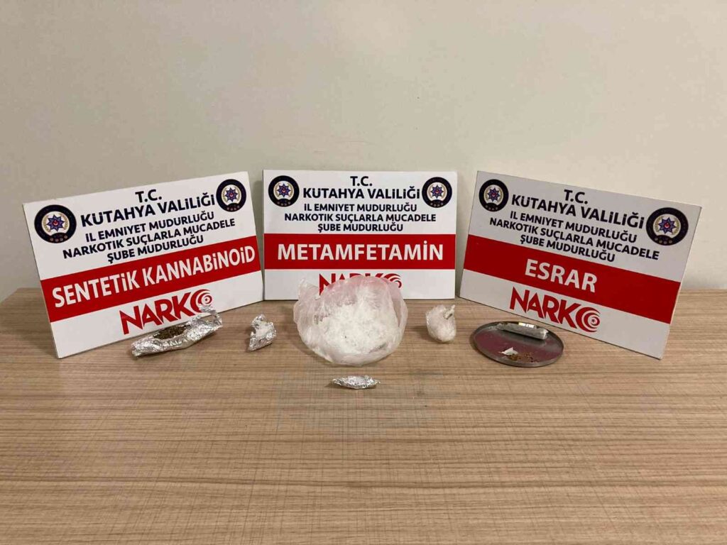 Kütahyada Uyuşturucu Madde Ti̇careti̇ Yaptığı İddi̇a Edi̇len Bi̇r Ki̇şi̇ Yakalandı