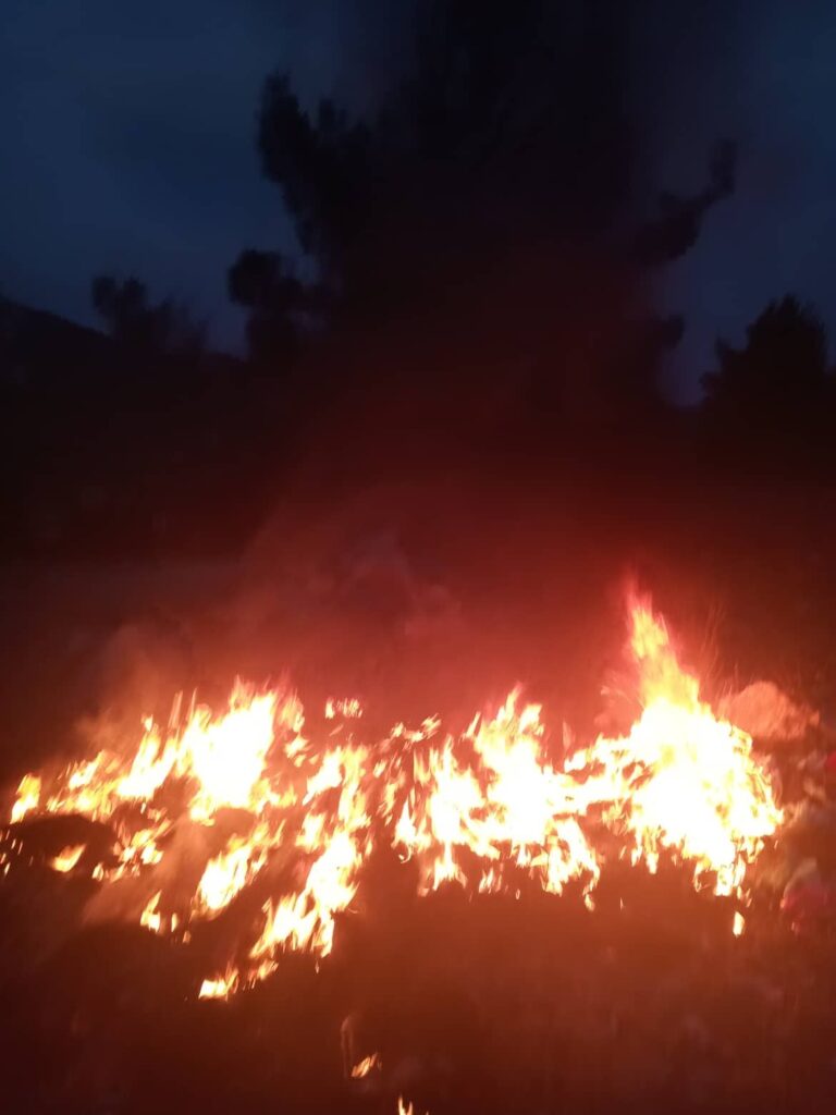 Orman Yangınına 17 Yıl İtfai̇ye Şoförlüğü Yapmış Olan Muhtar Yeti̇şti̇