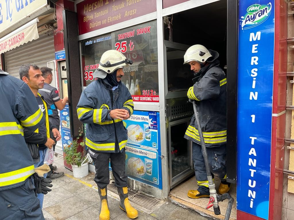 Tüp Yangını Ucuz Atlatıldı