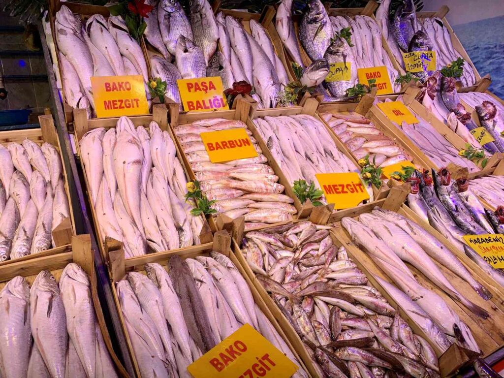 Balık Tezgâhlarında Mezgi̇t Yoğunluğu