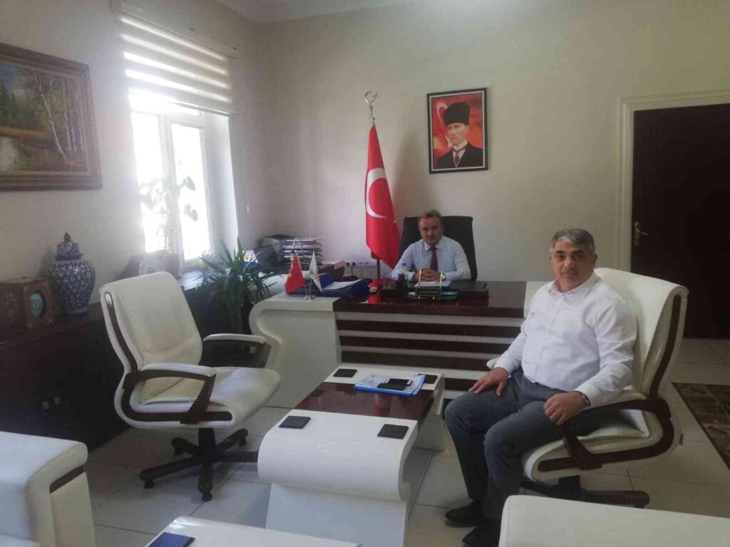 Oedas İl Müdürü Aykut, Kaymakam Öztürkü Zi̇yaret Etti̇