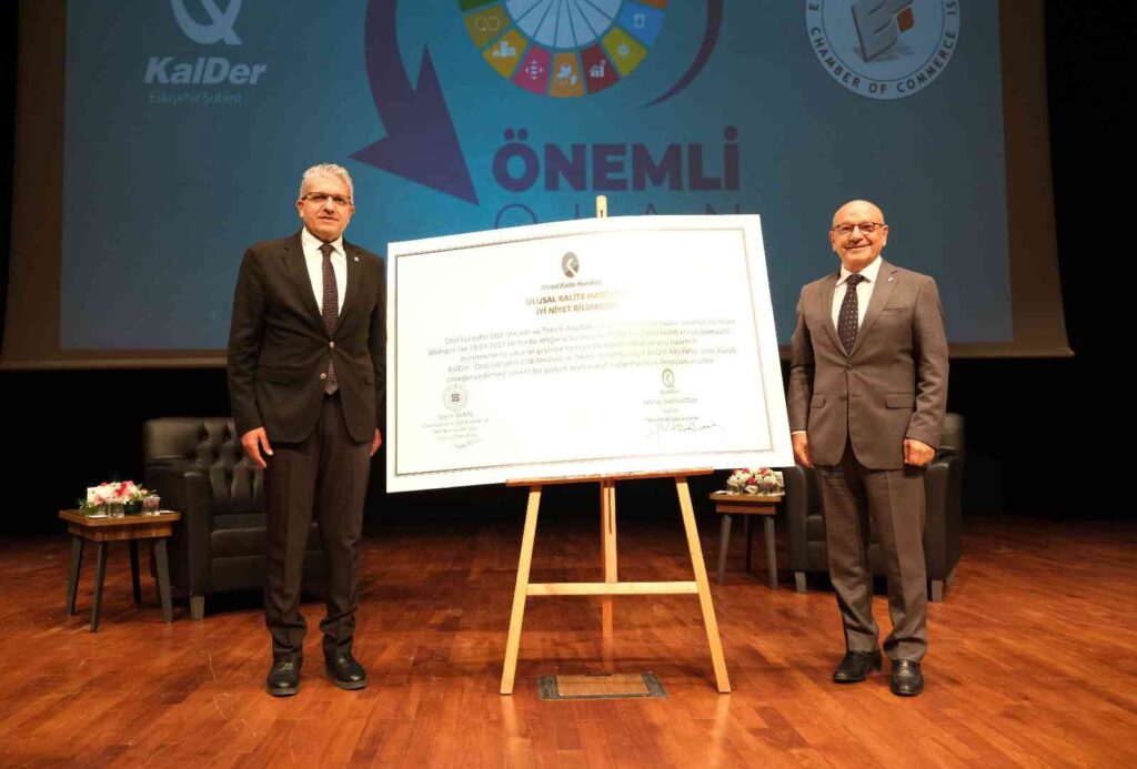 Özel Eosb Meslek Li̇sesi̇ Kalder İle “İyi̇ Ni̇yet Bi̇ldi̇rgesi̇” İmzaladı