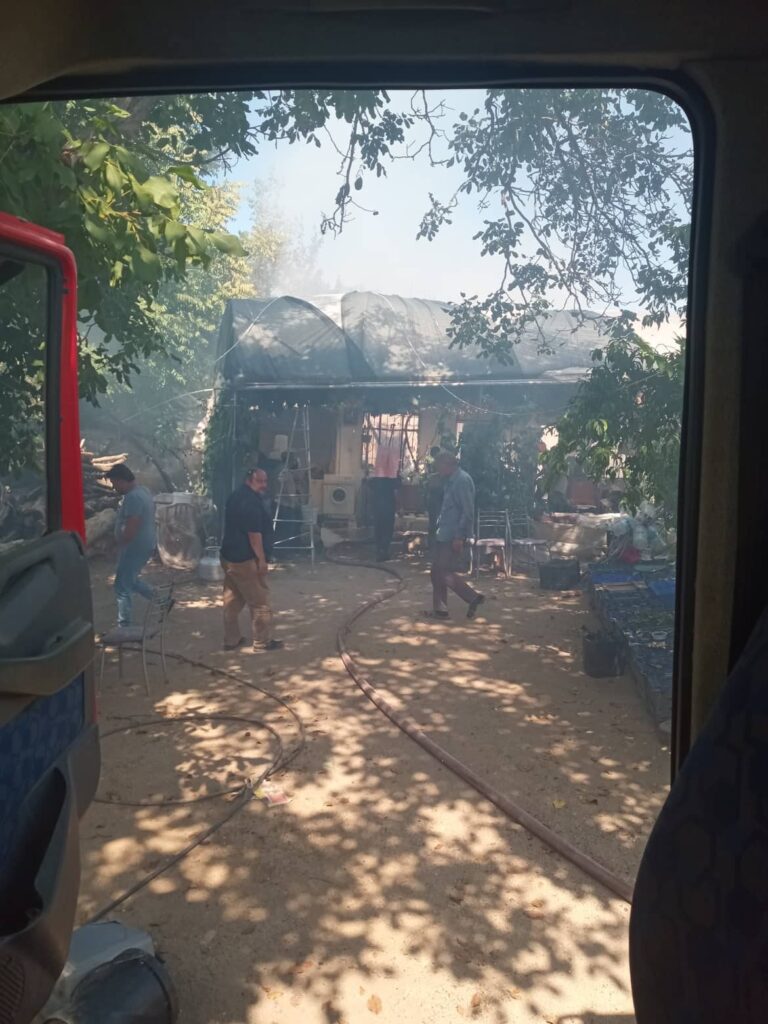 Serada Korkutan Yangın