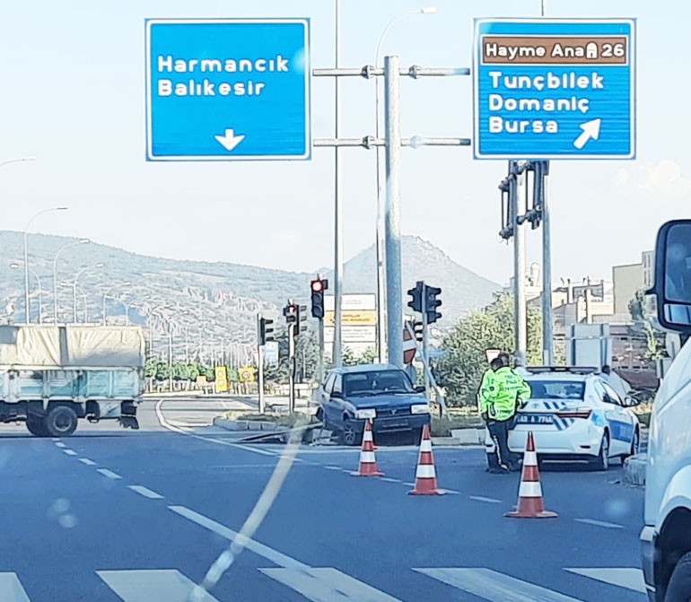 Tavşanlıda Trafi̇k Kazası: 1 Yaralı