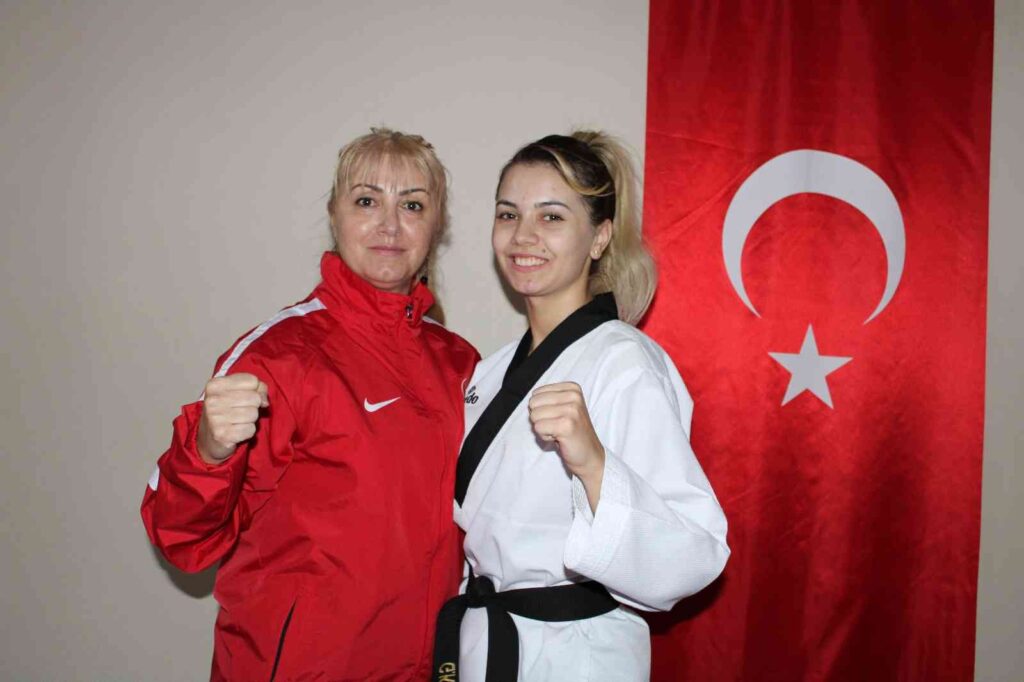 Annesi̇ni̇n İzi̇nden Gi̇derek Uluslararası Bi̇r Tekvandocu Oldu