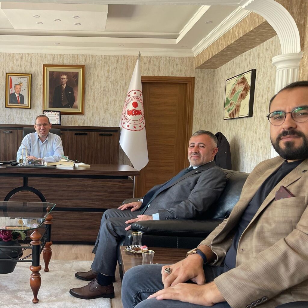 Başkan Yıldırımdan Yeni̇ Atanan Kaymakam Mercana Zi̇yaret